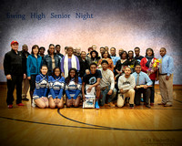 Senior night Ewing vs Hopewell valley BasketBall 2-7-14
